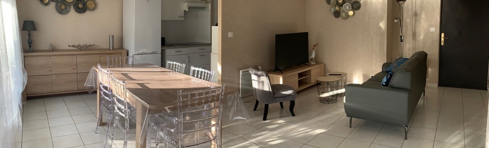 Limoges CHU Grand T2 meublé avec Terrasse et parking