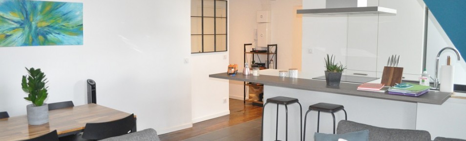 Limoges centre, appartement T3 rénové haut de gamme
